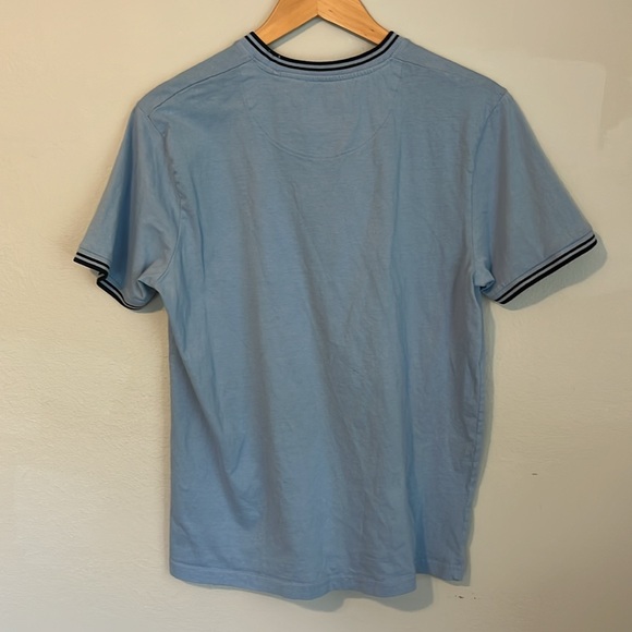 Blue Denim & Flower shirt - Picture 2 of 3